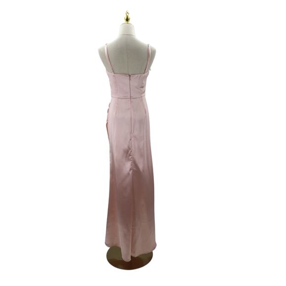 AW BRIDAL 2 XS pearl pink Leggero wedding guest bridesmaid party maxi dress b100 - Picture 4 of 10